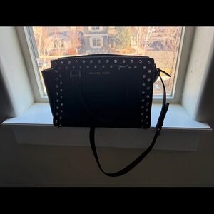 Michael Kors Black Studded Women's Bag